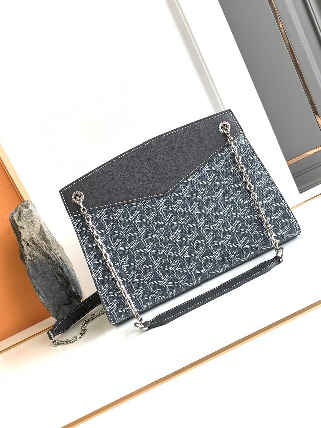 Goyard original canvas rouette structure PM bag GY0092 grey