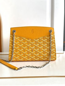 Goyard original canvas rouette structure mini bag GY0093 yellow