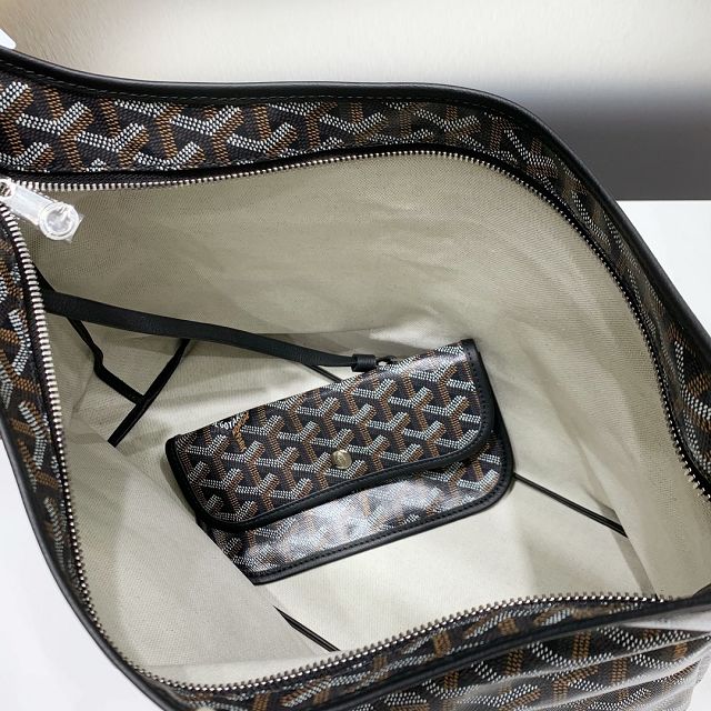 Goyard original canvas boheme hobo bag GY0094 black