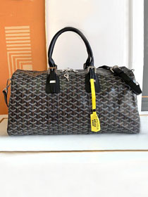 Goyard original canvas boston 45 bag GY0096 black