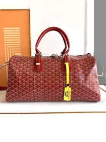 Goyard original canvas boston 45 bag GY0096 red