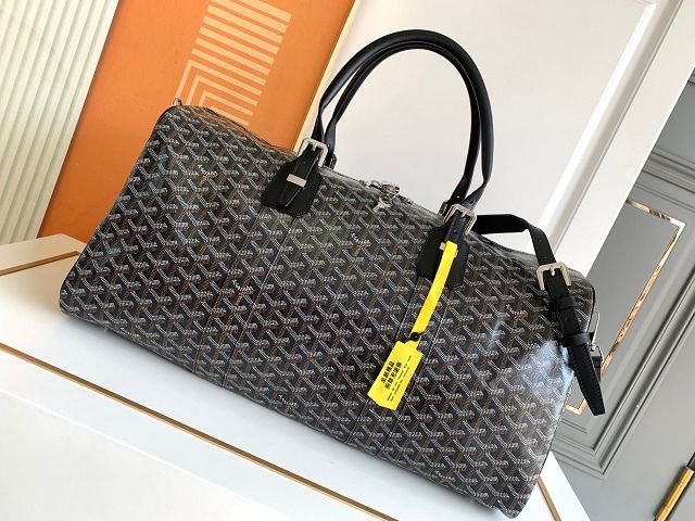 Goyard original canvas boston 50 bag GY0097 black