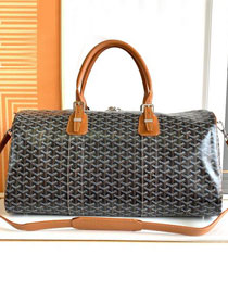 Goyard original canvas boston 50 bag GY0097 black&brown