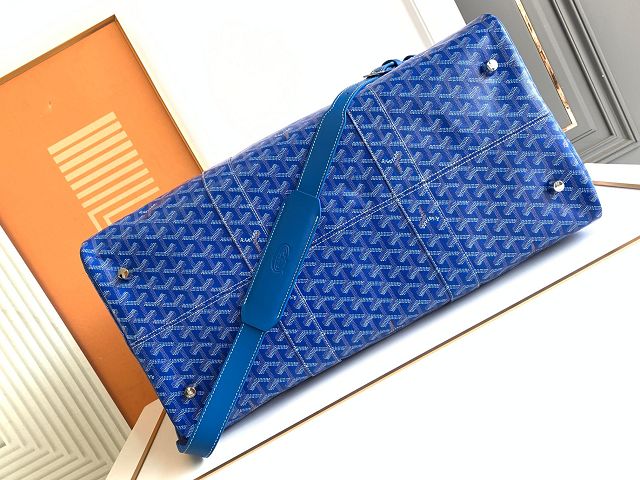 Goyard original canvas boston 50 bag GY0097 blue