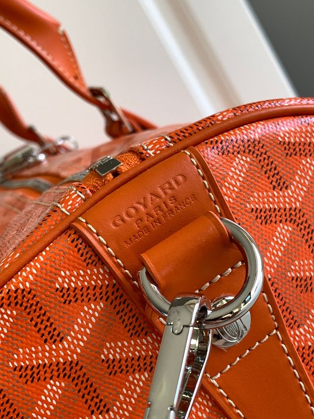 Goyard original canvas boston 50 bag GY0097 orange