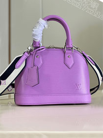 Louis vuitton original epi leather alma BB M22213 purple