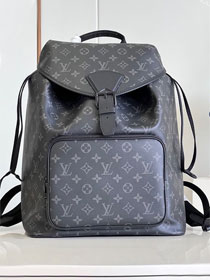 Louis vuitton original monogram eclipse montsouris backpack M46683