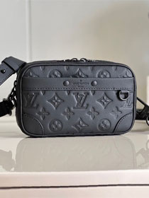 Louis vuitton original calfskin nano alpha M82542 black