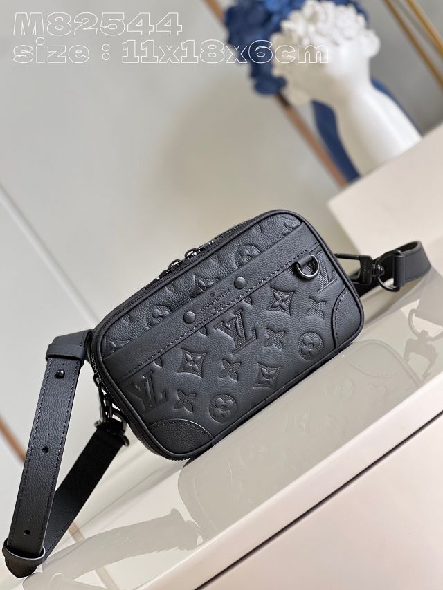 Louis vuitton original calfskin nano alpha M82542 black