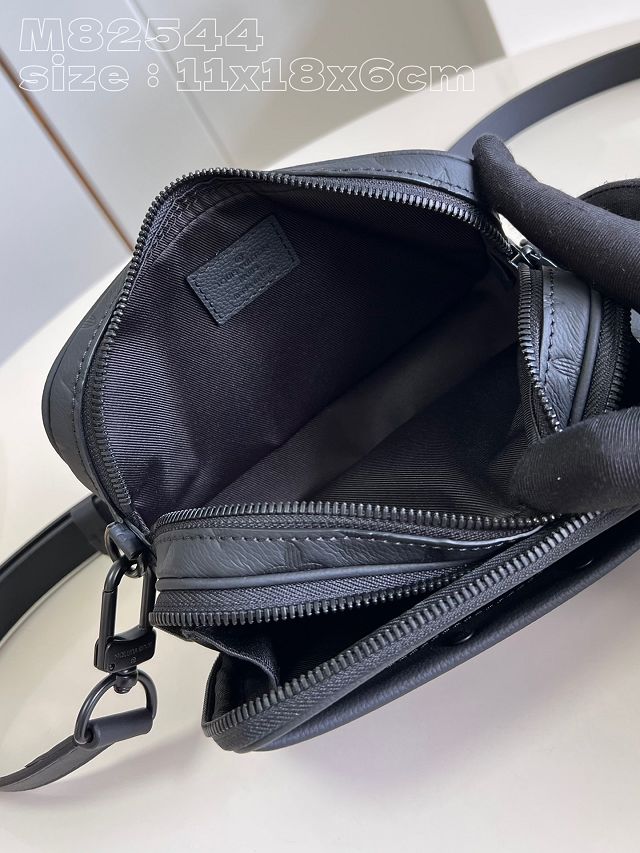 Louis vuitton original calfskin nano alpha M82542 black