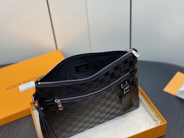 Louis vuitton original calfskin pochette N40504 black