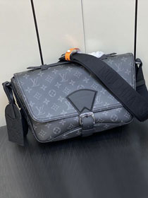 Louis vuitton original monogram eclipse montsouris messenger bag M46685	