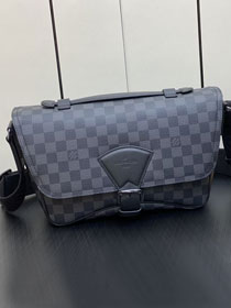 Louis vuitton original damier graphite montsouris messenger bag M46686 