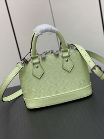 Louis vuitton original epi leather nano alma M82403 green