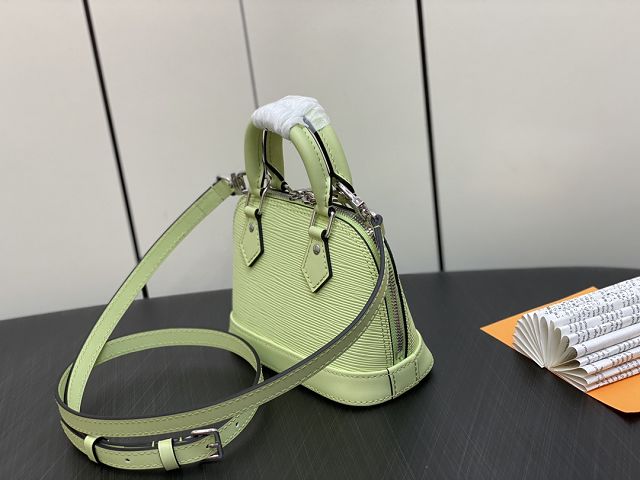 Louis vuitton original epi leather nano alma M82403 green