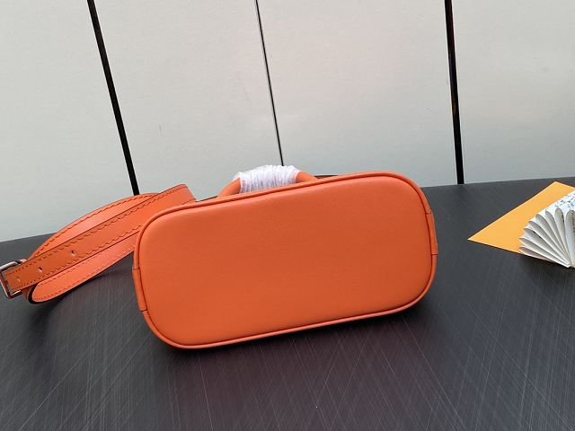 Louis vuitton original epi leather nano alma M82404 orange