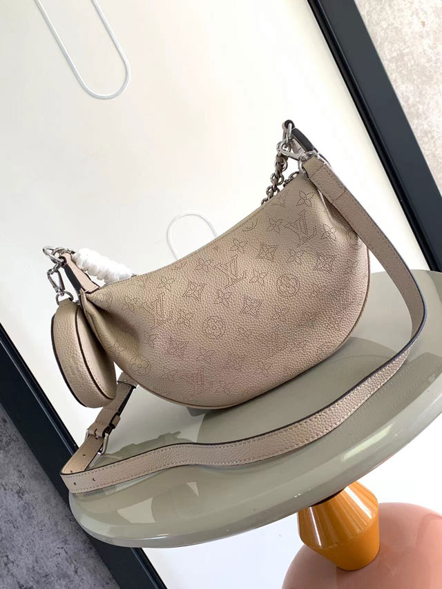 Louis vuitton original mahina leather baia PM M22820 grey