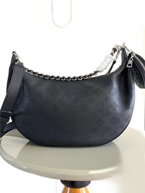 Louis vuitton original mahina leather baia MM M22822 black