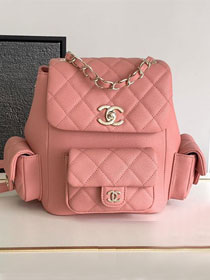 CC original grained calfskin backpack AS4398 pink