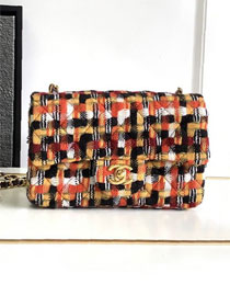 CC original tweed mini flap bag A69900 multicolor