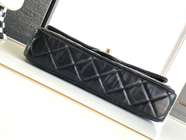 CC original aged calfskin evening bag AP4199 black