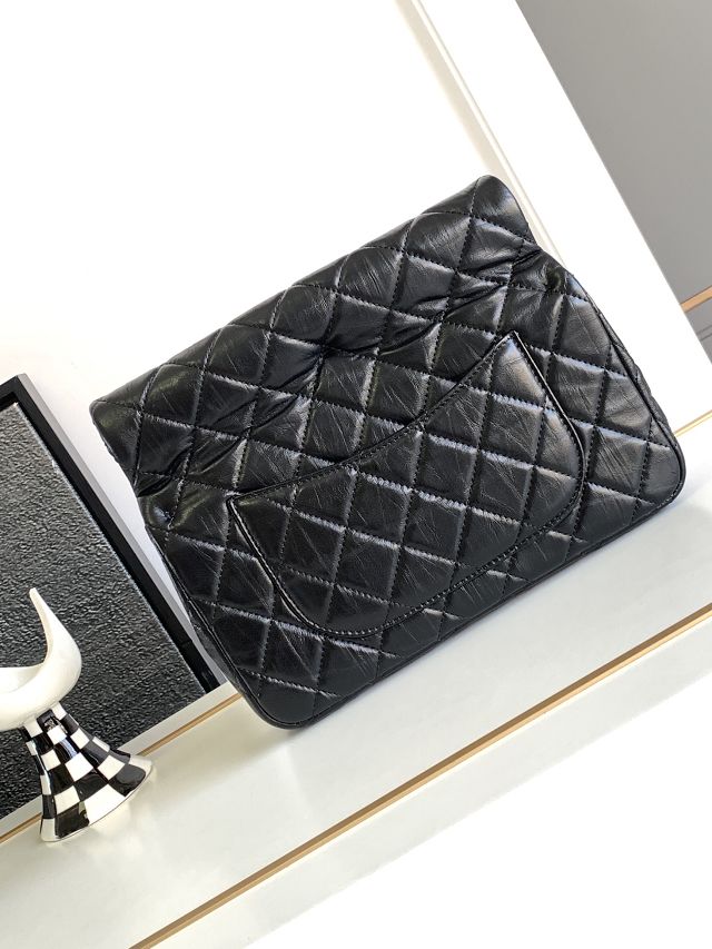 CC original aged calfskin evening bag AP4199 black