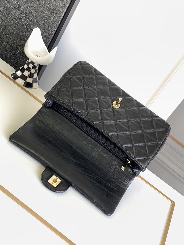 CC original aged calfskin evening bag AP4199 black