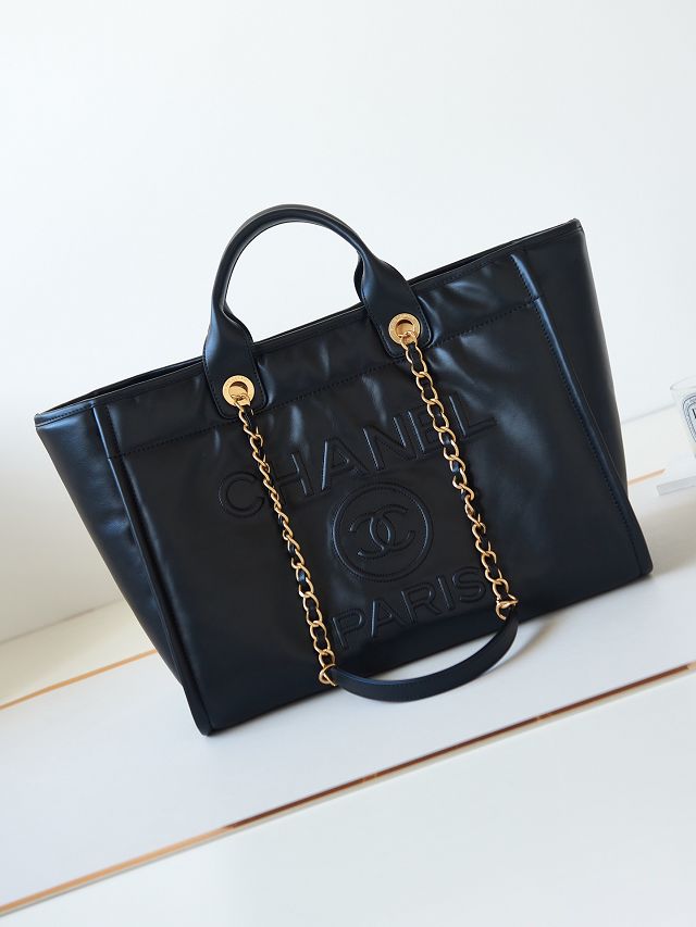 CC original lambskin large shopping bag A66941 black