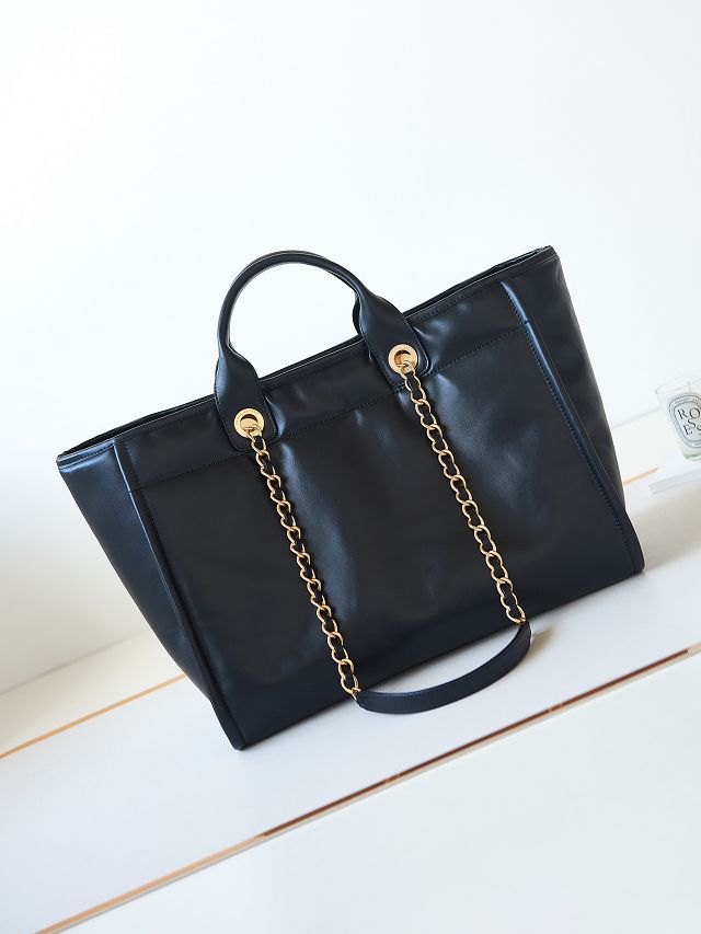 CC original lambskin large shopping bag A66941 black