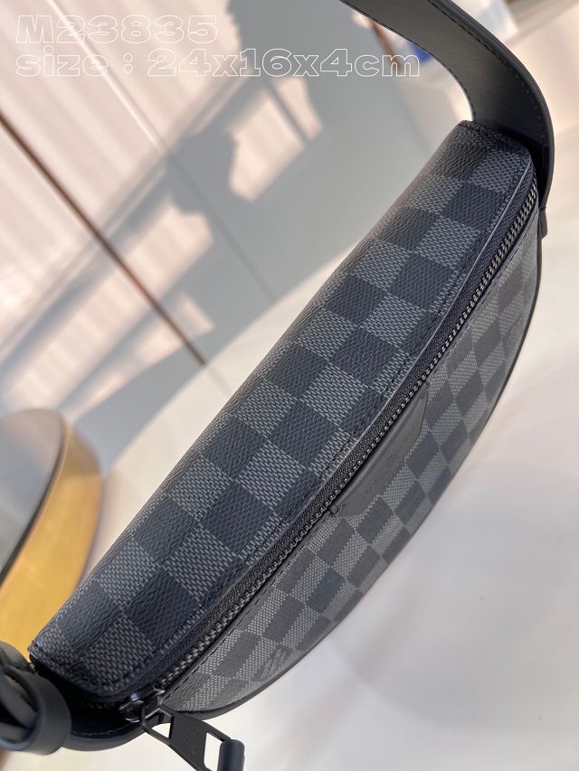 2024 Louis vuitton original damier graphite moon crossbody bag N23833