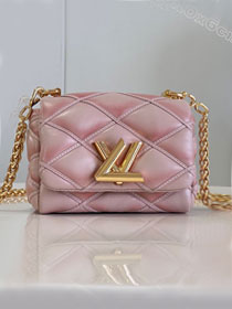 2024 Louis vuitton original lambskin pico GO-14 small handbag M82752 pink