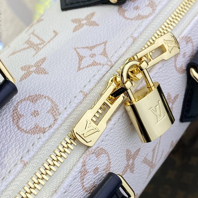 2024 Louis vuitton original monogram canvas speedy 20 M46906 white