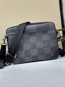 Louis vuitton original damier graphite trio messenger bag N50027