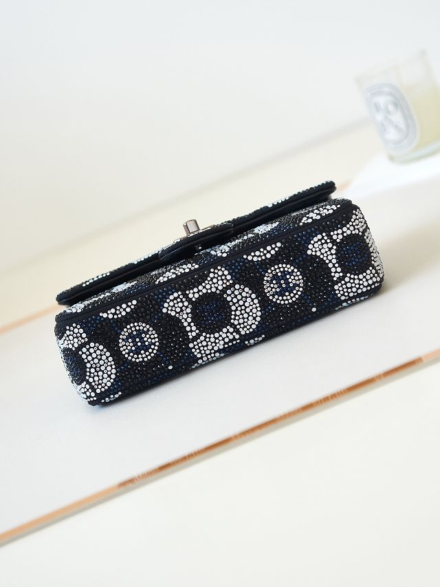 CC original sequins mini evening bag AS4272 black&blue