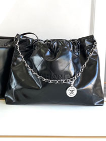 2024 CC original calfskin 22 handbag AS4486 allblack