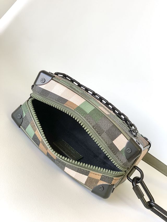 Louis vuitton original canvas mini soft trunk M24581 green