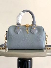 Louis vuitton original calfskin speedy 20 M46484 light blue