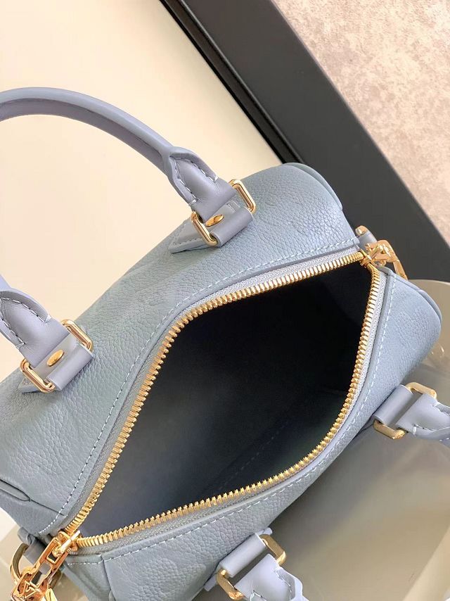 Louis vuitton original calfskin speedy 20 M46484 light blue