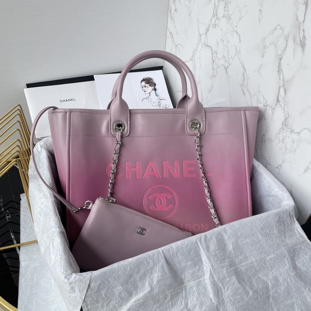 2024 CC original calfskin shopping bag AS3351 pink