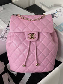 CC original grained calfskin medium backpack AS4059 pink