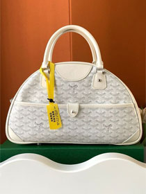 Goyard original canvas bowling bag GY0099 white