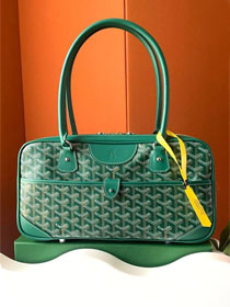 Goyard original canvas baguette bag GY0100 green