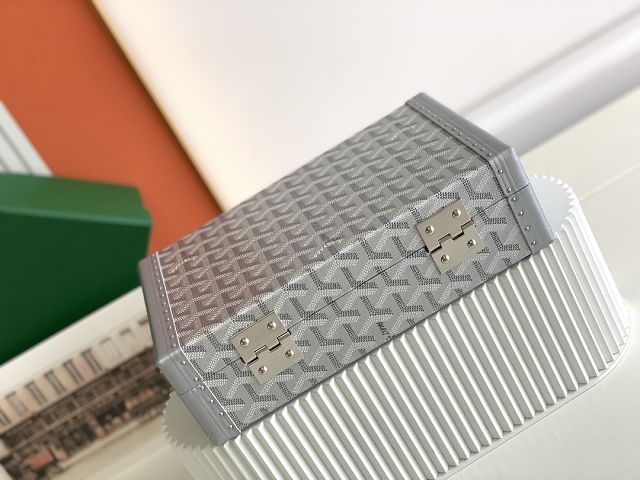 Goyard original canvas jewelry case GY0102 silver