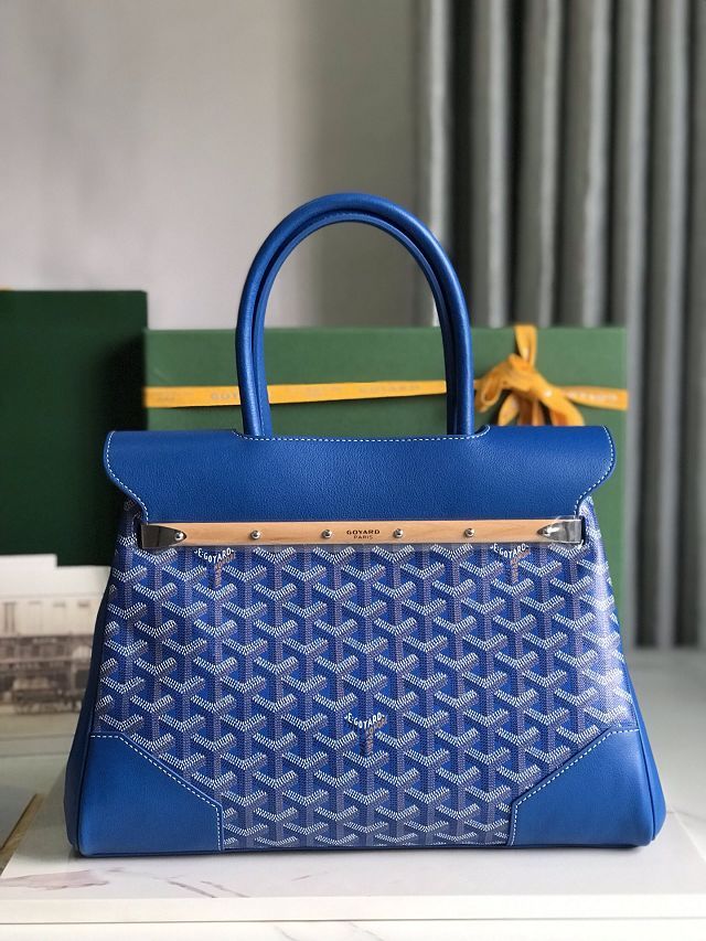 Goyard original canvas saigon tote bag GY0106 blue