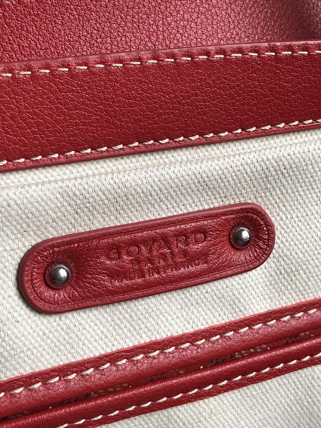 Goyard original canvas saigon tote bag GY0106 red