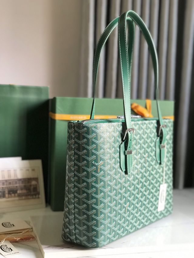 Goyard original canvas tote bag GY0105 green