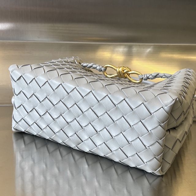 BV original lambskin small andiamo 743568 agate grey