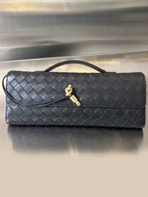 BV original lambskin andiamo long clutch 741511 black