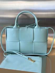 BV original lambskin mini arco tote bag 709337 tiffany blue