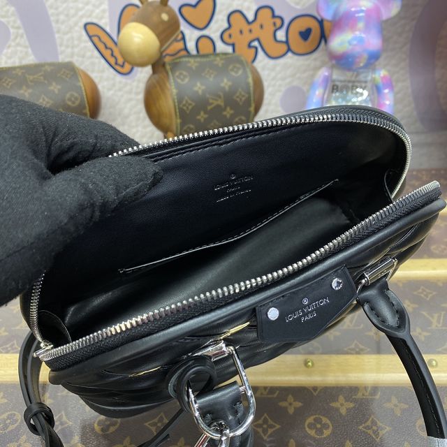 Louis vuitton original lambskin alma BB bag M24153 black